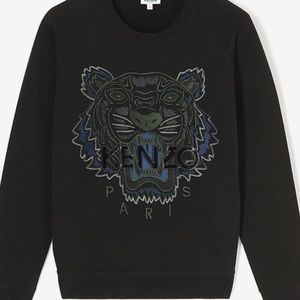 Kenzo Black & Green tiger sweatshirt